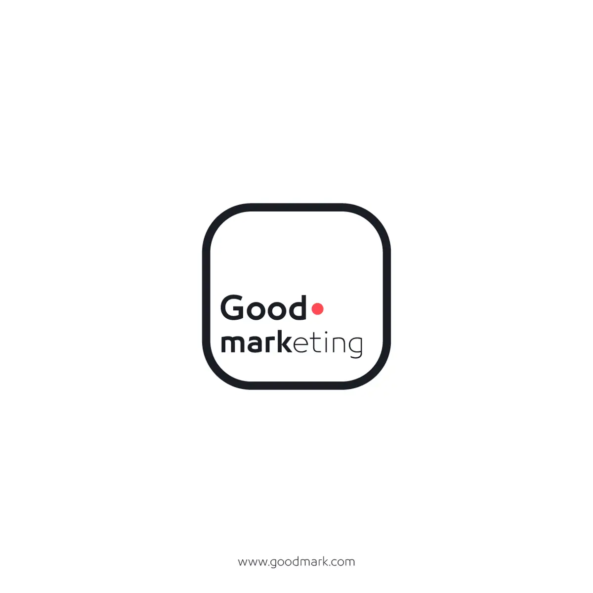 Good Marketing logo on white