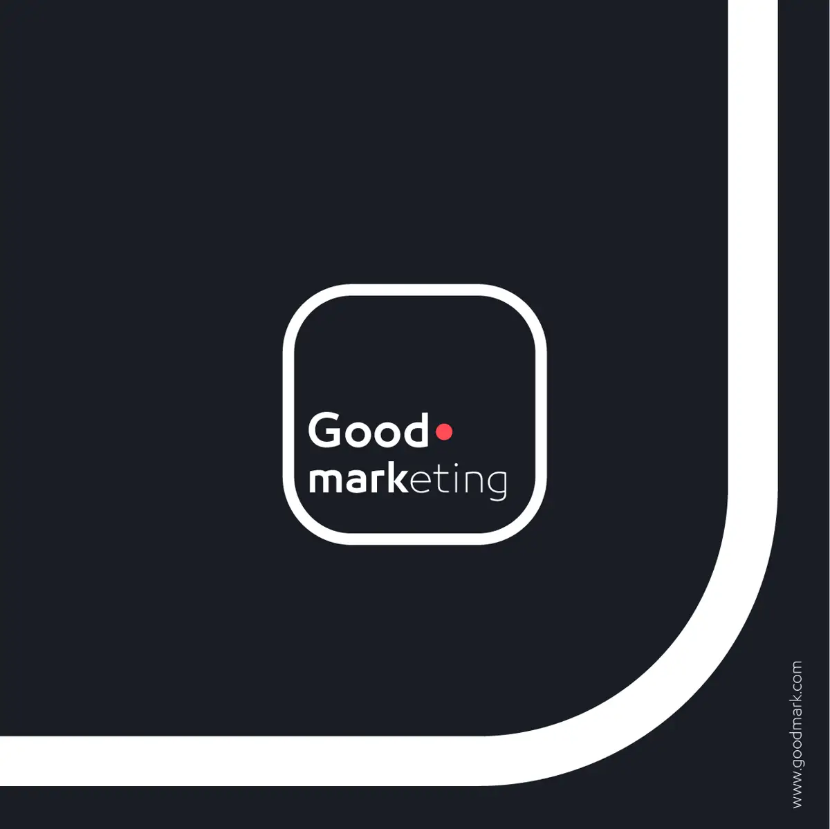 Good Marketing dark brand system